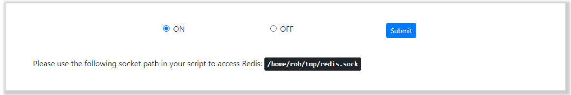 Redis pad